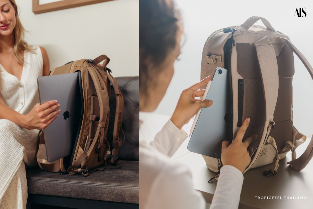Tropicfeel Backpack Nomad & Gadget Lover กระเป๋า Digital Nomad กระเป๋าใส่ Gadget กระเป๋าทำงานและเที่ยว กระเป๋า Work-Life-Travel Tropicfeel Backpack รีวิว