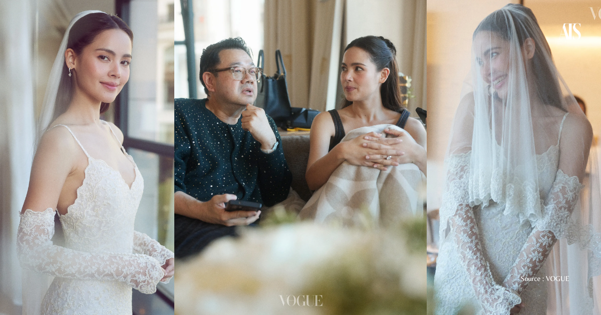 THE LV BRIDE ถอดรหัสชุดแต่งงาน ญาญ่า อุรัสยา สั่งตัดพิเศษจาก Louis Vuitton โดย Nicolas Ghesquière พร้อม 5 บทเรียนสไตล์เจ้าสาวสำหรับสาวไทย
